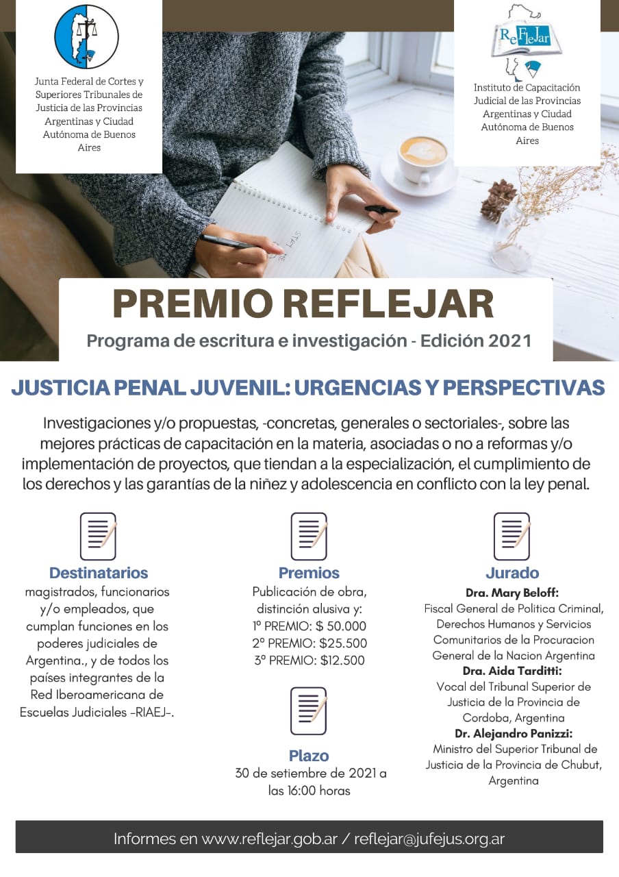 Flyer Premio REFLEJAR2021
