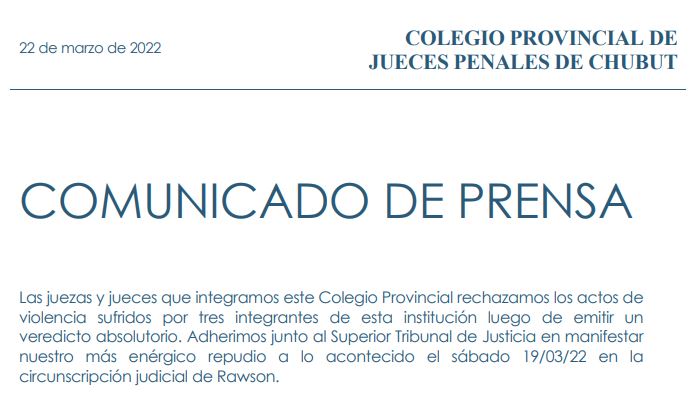 colegio de jueces