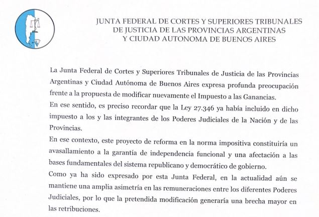 jufejus comunicado